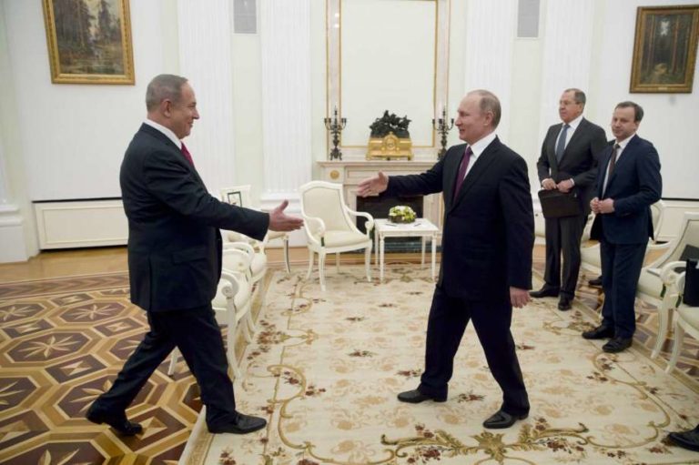 WATCH: Netanyahu Meets Putin To Discuss Syria, Iran & Peace Settlement