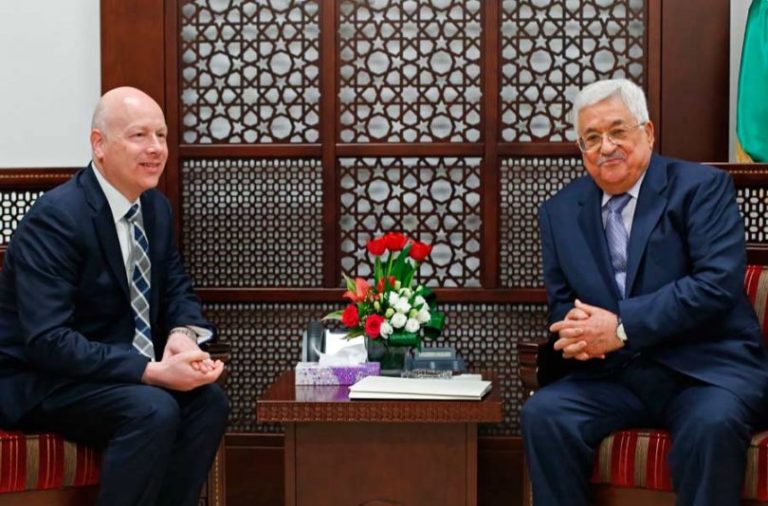 Abbas Tells Trump’s Lawyer Turned Diplomat Jason Greenblatt ‘Historic’ Deal Possible Under Trump