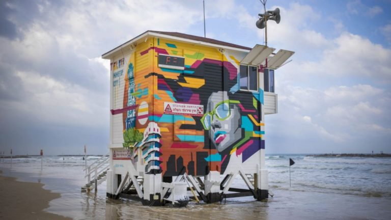 Pop-up Hotel in Lifeguard Hut Opens on Tel Aviv Beach (See Photos of The Inside)