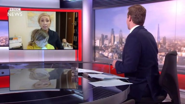 WATCH: Woman Interrupted During BBC Interview