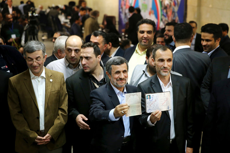 In a Surprise Move, Iran’s Mahmoud Ahmadinejad Files to Run for President