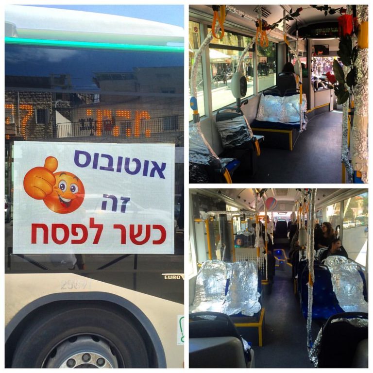 This Jerusalem Bus Driver Doesn’t Mess Around When it Comes to Pesach Kashrut