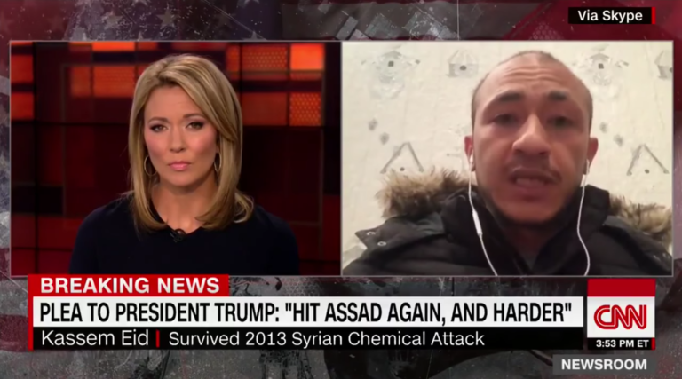 WATCH: Syrian Chemical Attack Survivor Cried Out with Joy at Trump’s Air Raid