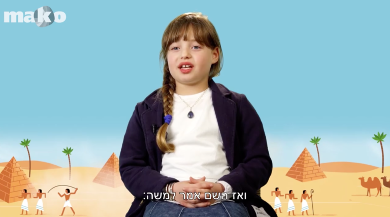 WATCH: Kids Tell the Story of Pesach and Adults Act it Out