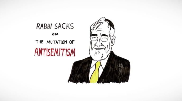 WATCH: Rabbi Sacks on the Mutation of Anti-Semitism