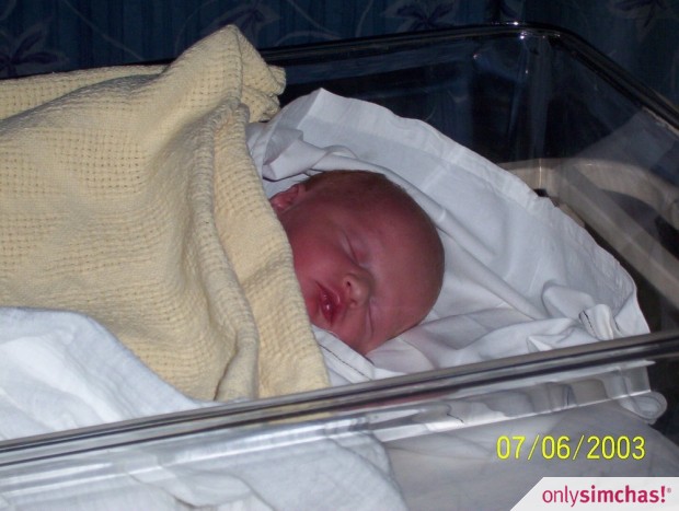 Birth  of  Baby boy to Reuven & Aviva(auerbach)Shenny