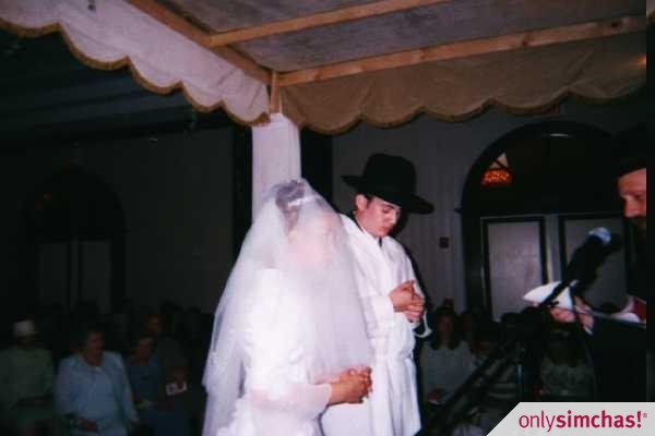 Wedding  of  Shoshanna Goldstein & Binyomin Diamond