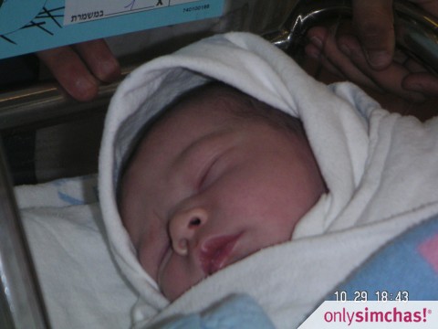 Birth  of  baby boy to Rena (kronenberg)  and Nissan Lifschitz