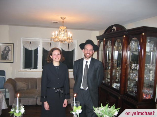 Engagement  of  Yisrael (Greg) Scott & Shaindel Rubin