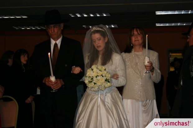 Wedding  of  Shimon Simpson & Miriam Bonner