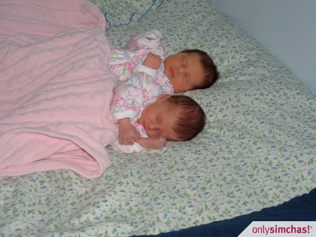 Birth  of  twin girls to Yossi and Ester Sussman  & Names – Ahuva Chaya Sara and  Elisheva Chana