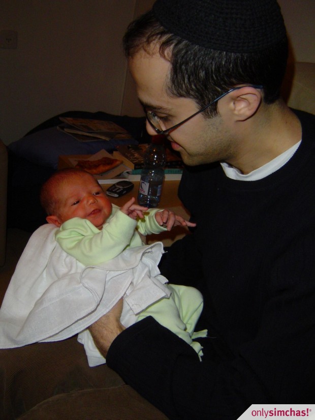 Birth  of  Yonatan Avraham to Ben & Sarah Sorek