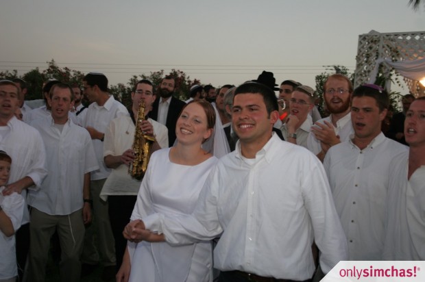 Wedding  of  Aharon Yaakov Ackerman & Sarit Kut