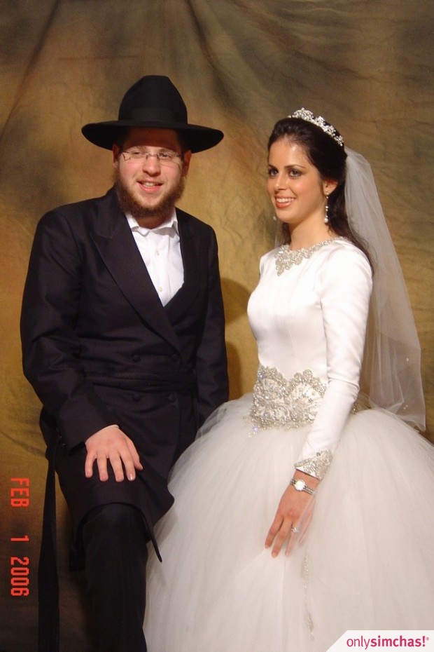 Wedding  of  Fayge (Begun) and Meir  Lapidus