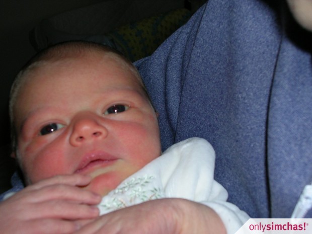Birth  of  Baby boy to Elisha & Bracha (Hamer) Finman