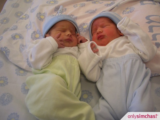 Birth  of  Twin Boys Amar (Skorecki) to Devorah and Sagi