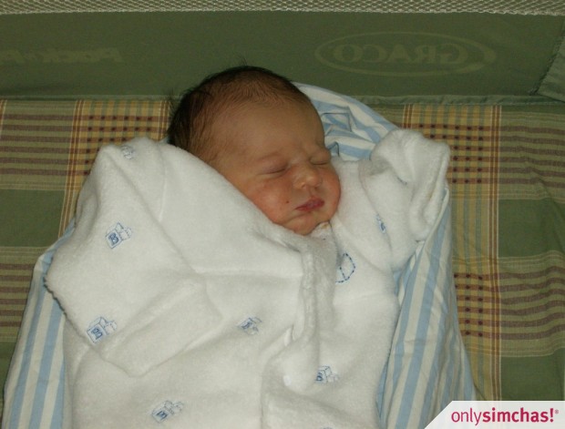 Birth  of  baby boy to Nochum and Shimra Greenes