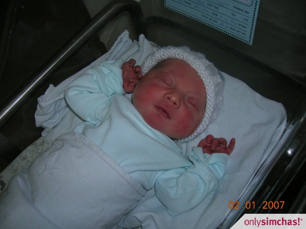 Birth  of  Baby Boy to Eli & Shevi Rosner (Schachter)