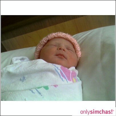 Birth  of  Baby Girl to Elie & Shaindel  (Osina) Brender