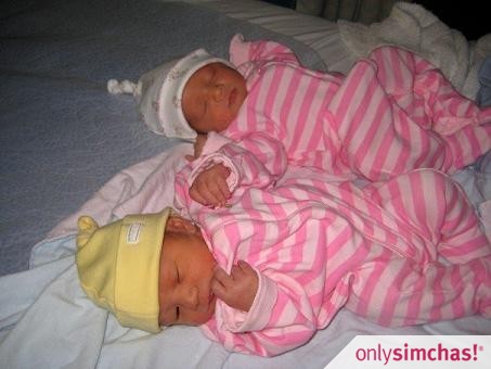 Birth  of  CHANA(BROWN) & JASON LEXCHIN-TWIN GIRLS