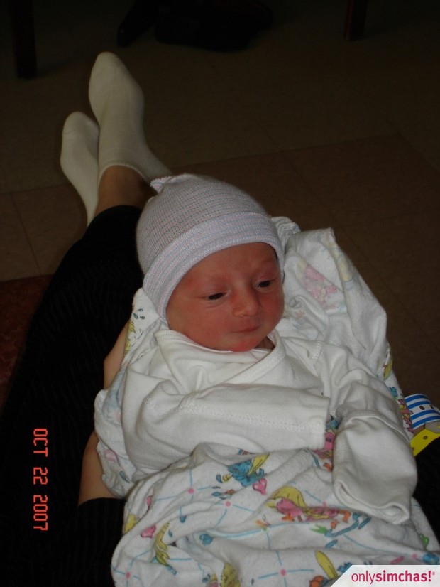 Birth  of  Kayla to Rachel & Daniel  Orlinsky (one week old)