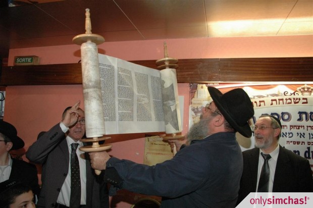 Torah Dedication  of  Beth Chabad in memory of Harry and Jacky Revah ah
