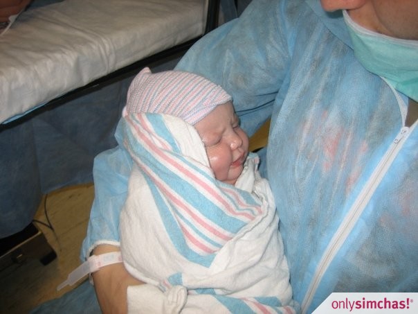 Birth  of  baby girl to Baruch & Elyssa  Gruenbaum