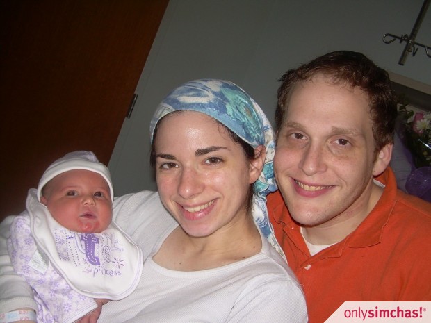 Birth  of  Leya Gruenbaum to Baruch & Elyssa (Zangre)