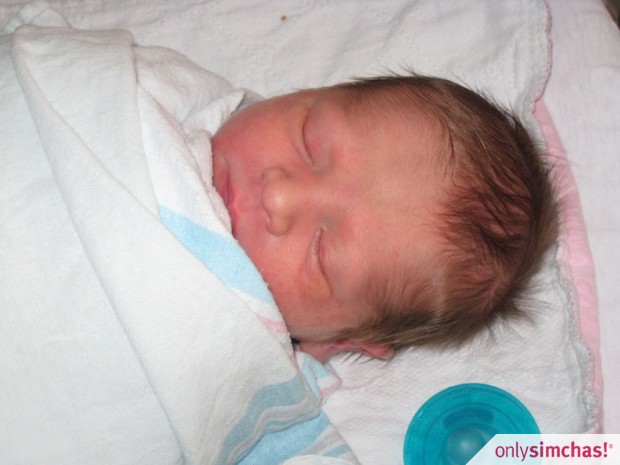 Birth  of  Baby Boy to Chanie (Cohen)  and Borcuch Delman