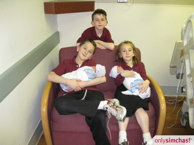 Birth  of  Twin boys-Mordechai & Ariella Loiterman