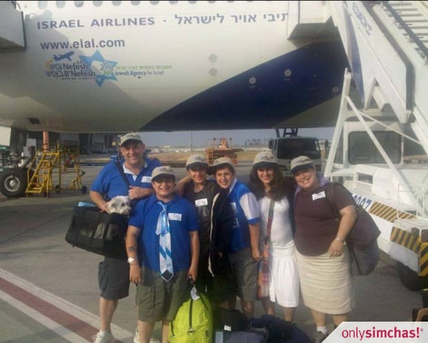 Aliyah  of  Josh and Rachel Weinstein and Family