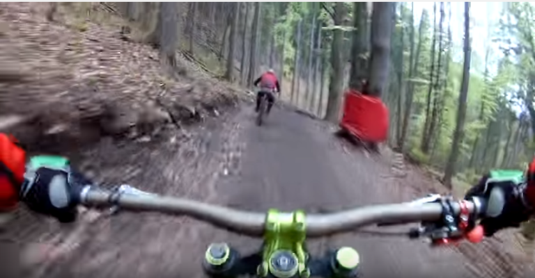 This Biker Was Chased by a Bear and It Was All Captured on His GoPro Camera