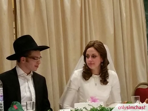 Wedding  of  shraga  Yodaiken  & Elisheva  Adler