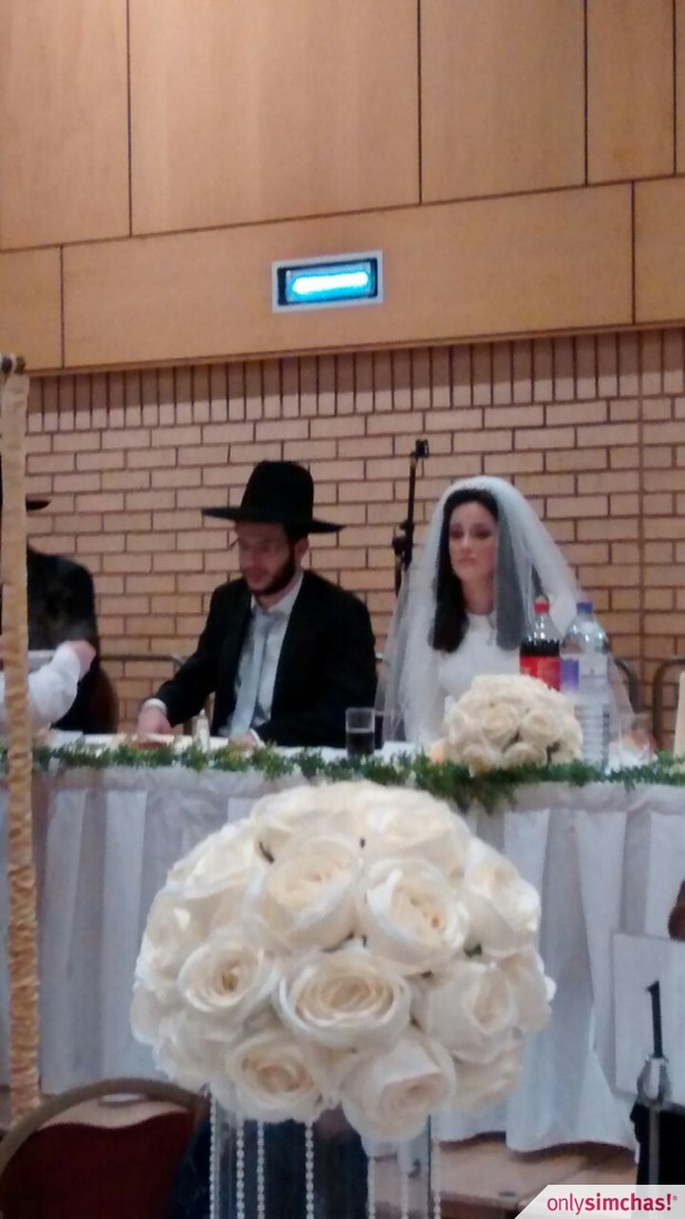 Wedding  of  Chosson  Bamberger & Rivka  Hammond