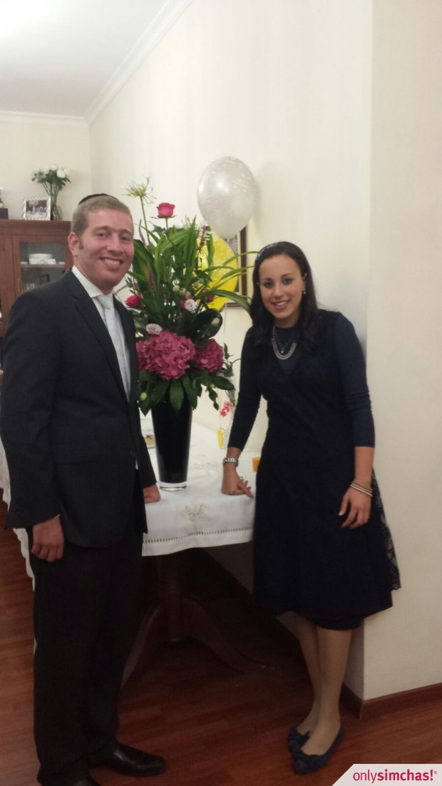Engagement  of  Moshe Benady & Ruthie Cohen
