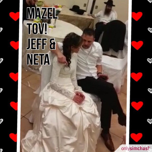 Wedding  of  Jeff  Blau & Neta Halevy