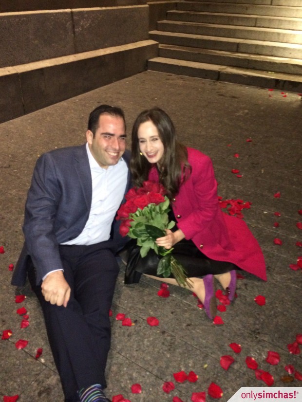 Engagement  of  Adam Rosenberg & Hannah Loventhal