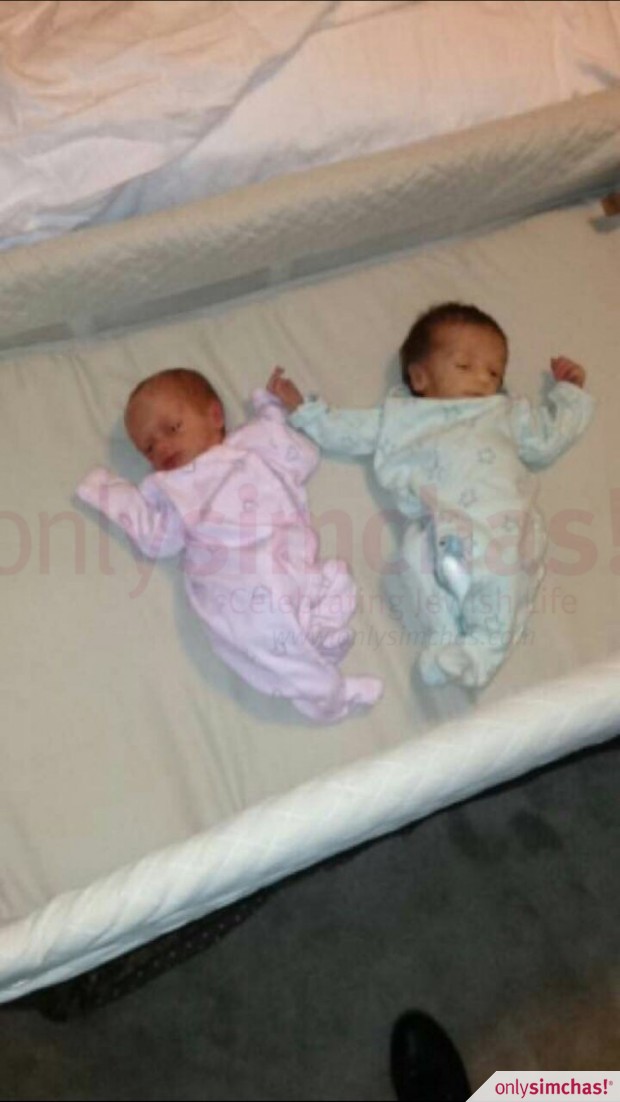 Birth  of  Amy and Ian Mendel’s Twins Boy And Girl