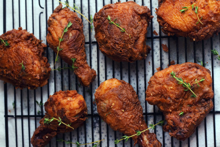 Za’atar Fried Chicken with Spicy Thyme Honey Recipe