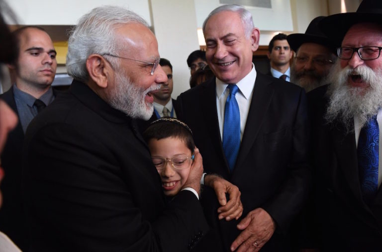 Indian PM meets with Israeli child whose parents were killed in Mumbai terror attack