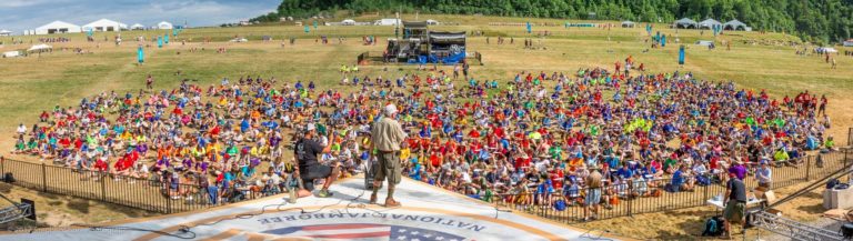 Boy Scouts Set World Record in Dreidel Spinning