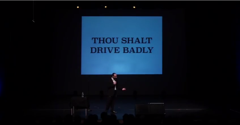 Hilarious Jewish Comedian Ashley Blaker: “Thou Shalt Drive Badly”