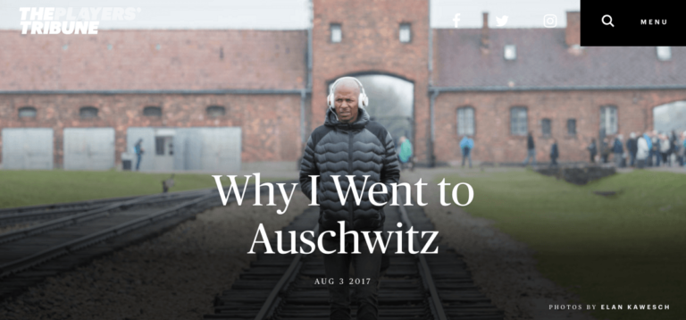 An NBA Player Went to Auschwitz and Changed My Way of Thinking