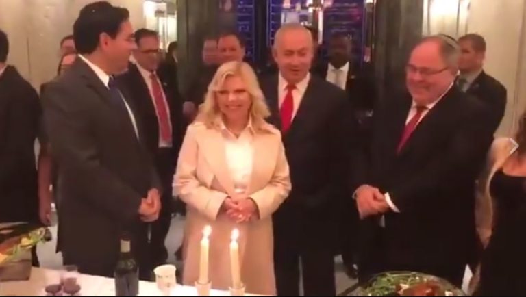 Sara Netanyahu Lights Shabbat Candles and Bibi Worries About Chilul Shabbat!
