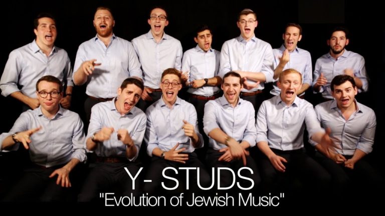The Evolution of Jewish Music: Y-Studs A Cappella Covers 12 Centuries of Jewish Music!