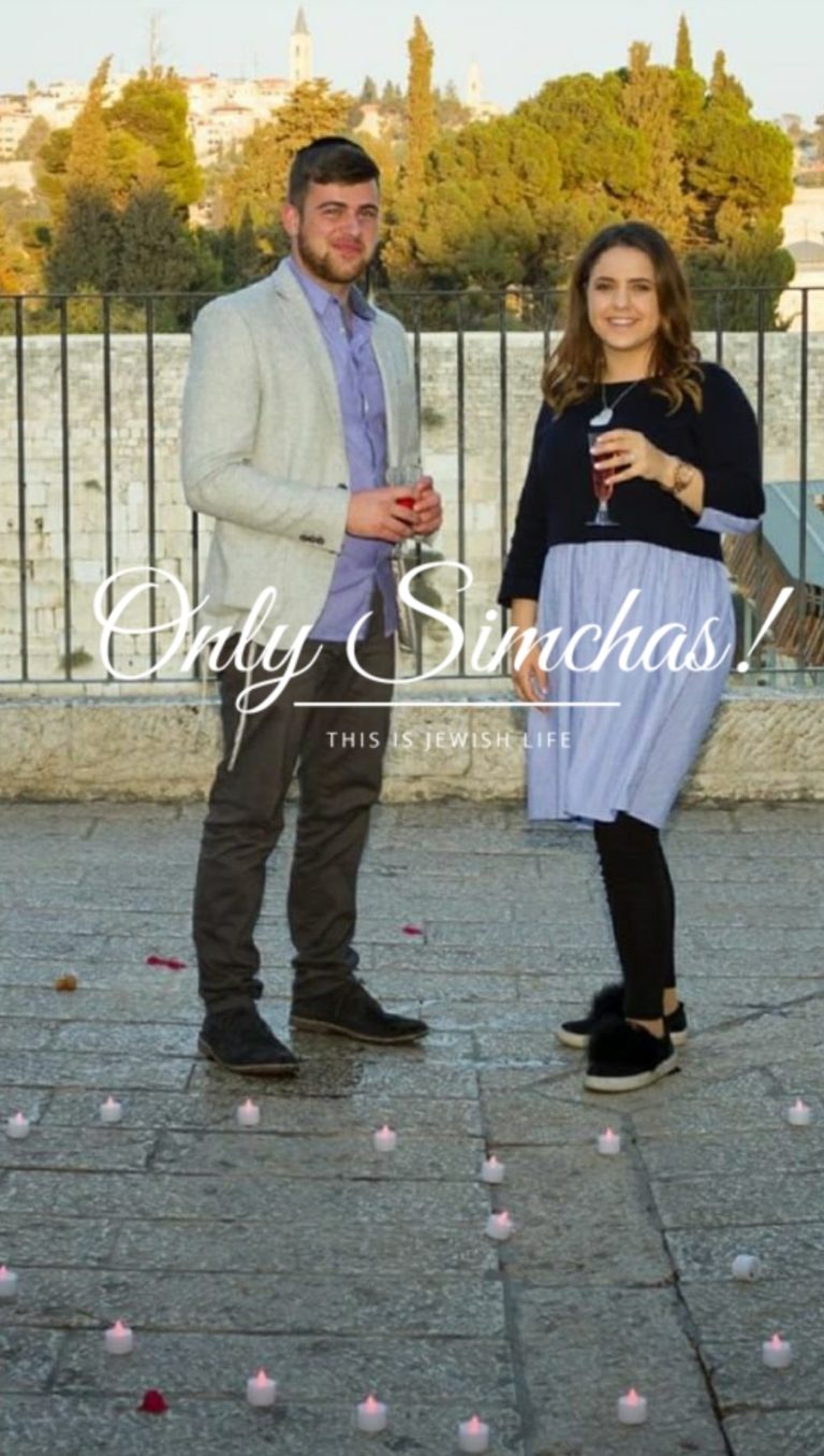 Engagement of Yisrael Aaron and Claudia Delew (Manchester)!