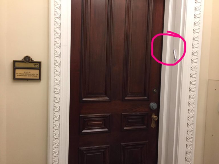Very Cool – Jason Greenblatt’s Office at The White House