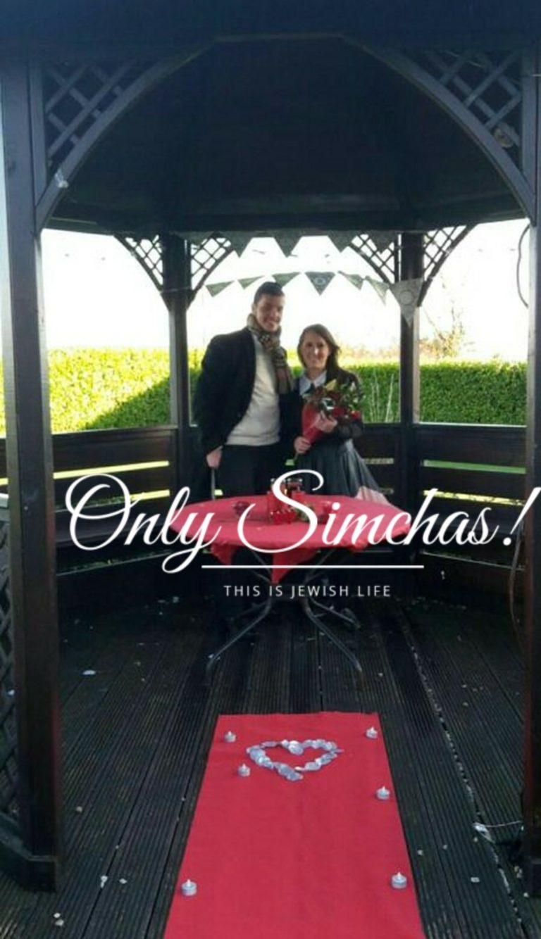 Engagement of Chava Miriam Ciffer (Manchester) to Chosson Greenberg (Israel)!
