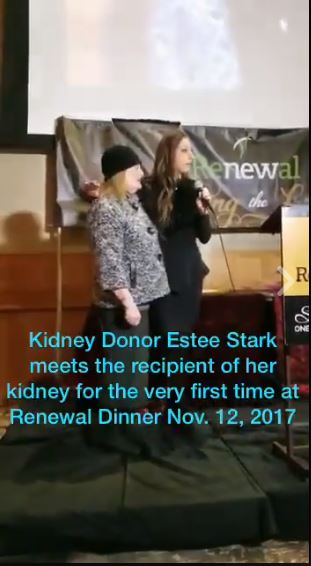 Kidney Donor Estee Stark Meets her Recipient For the First Time!