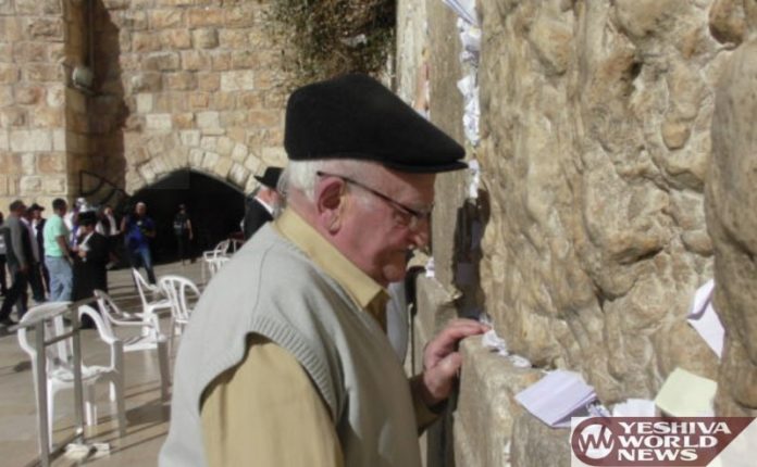 90-Year-Old Visits the Kosel for the First Time